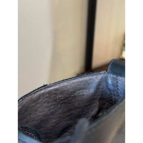 John Varvatos Leather Lace Up Boots Black Leather Mens Size US 9 - Picture 7 of 7